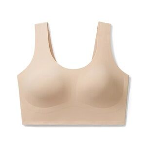 True & Co. Scoop Neck Bra in beige size XS